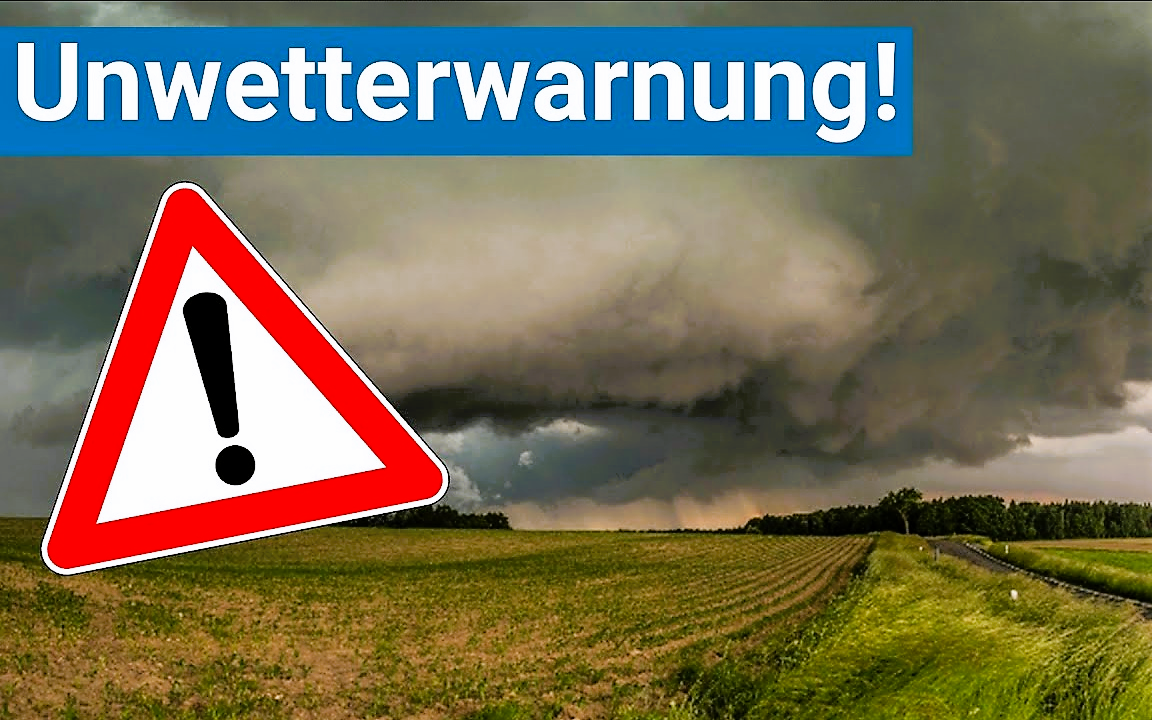 Unwetter-Warnung für das Wochenende! Meteorologen rechnen mit schweren Unwettern mit Sturm!