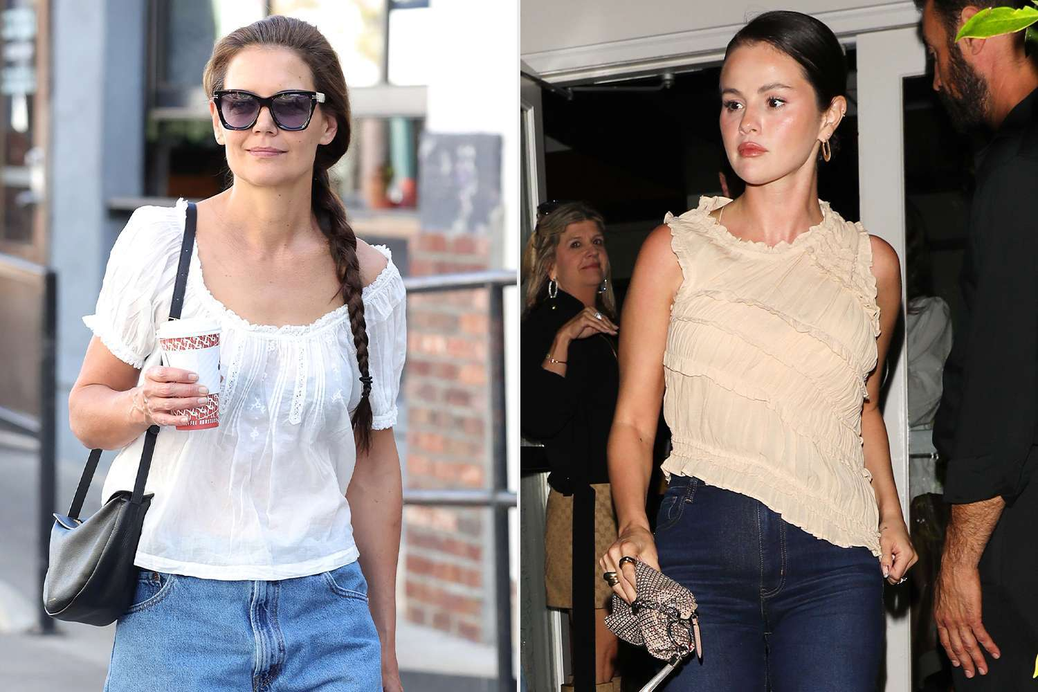 Katie Holmes and Selena Gomez Prove Jeans + One Top Is All You Need — I Recreated Their Looks for Less