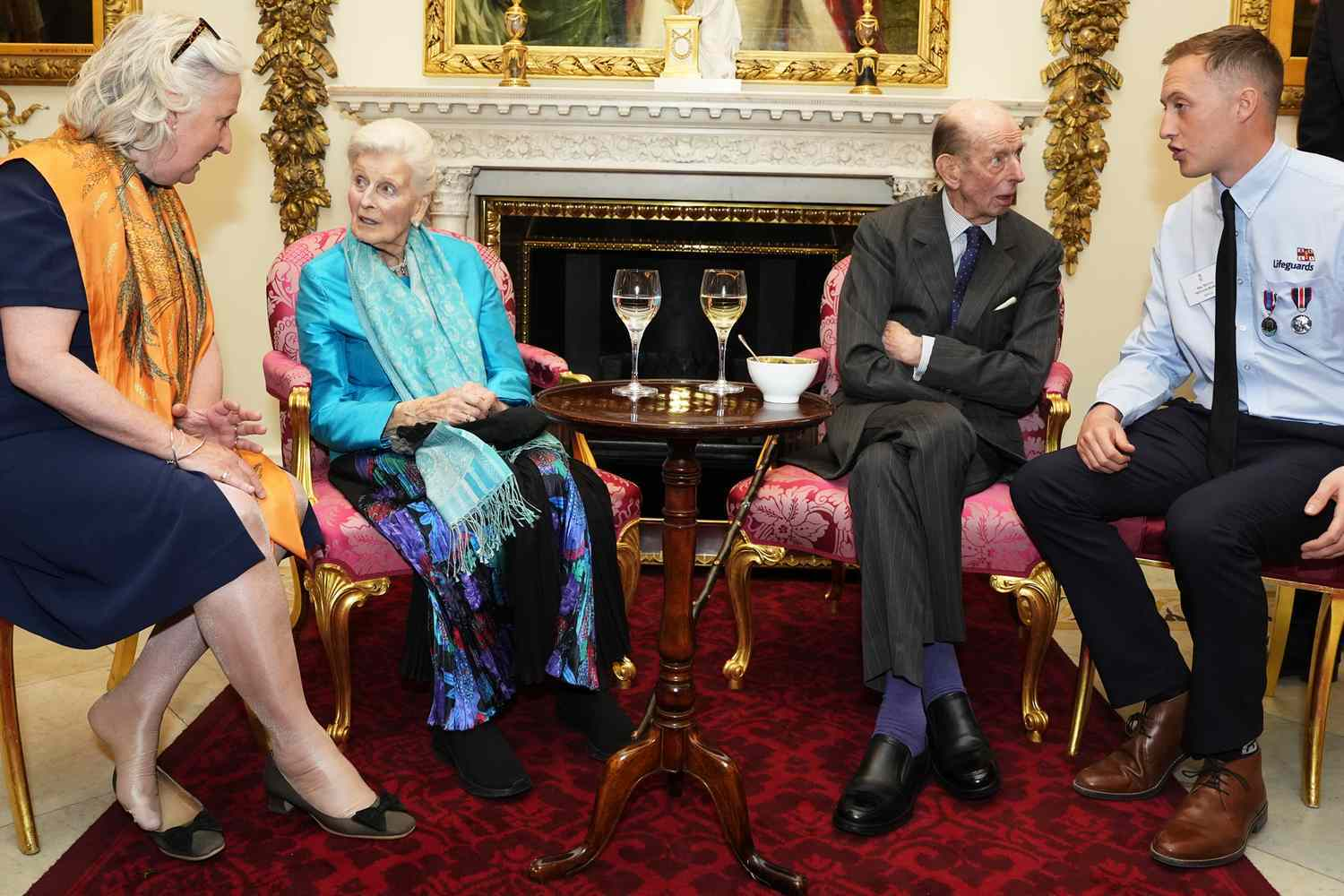 Rare Royal Reunion: Duke of Kent and Princess Alexandra Shine at Queen Elizabeth's 100th Birthday Reception