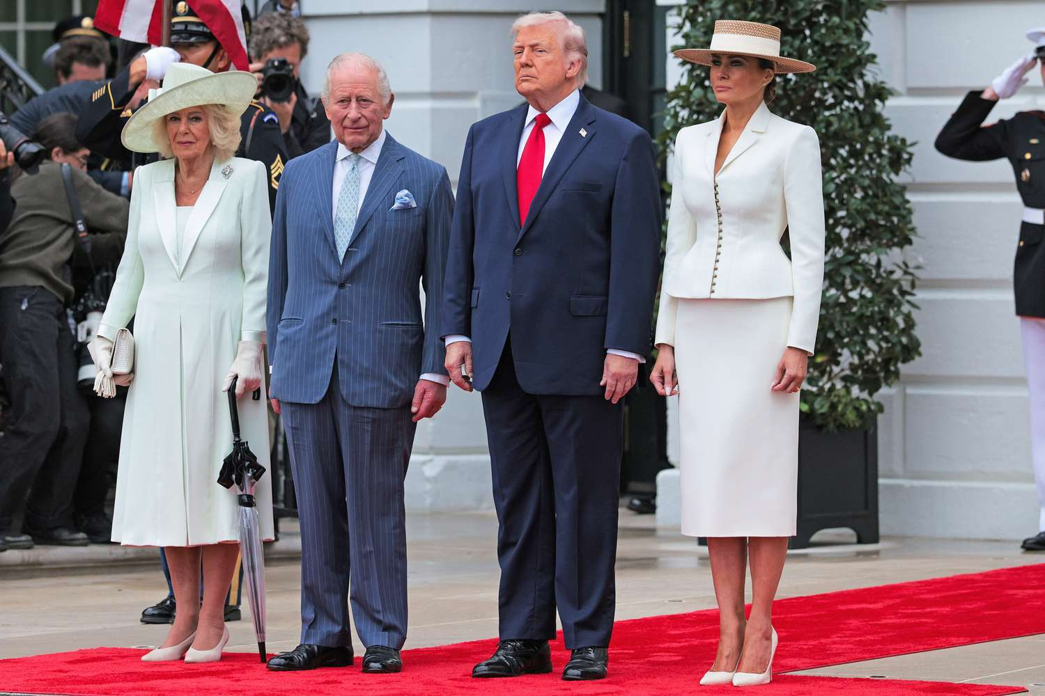Royal Glamor at the White House: Charles and Camilla's Formal U.S. Welcome