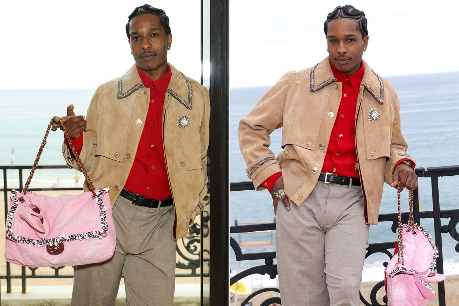A$AP Rocky Steals Chanel Cruise Spotlight With Hot-Pink Bag — and a Sweet Gift for Baby Rocki