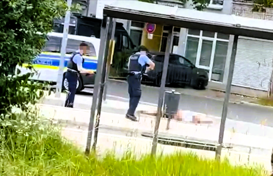 Messerangriff auf Polizisten! Angreifer wollte gezielt töten - Nur die Schutzweste rettet den jungen Beamten!