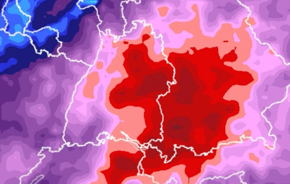 Unwetter-Warnung für das Wochenende! Meteorologen rechnen mit schweren Unwettern mit Sturm!