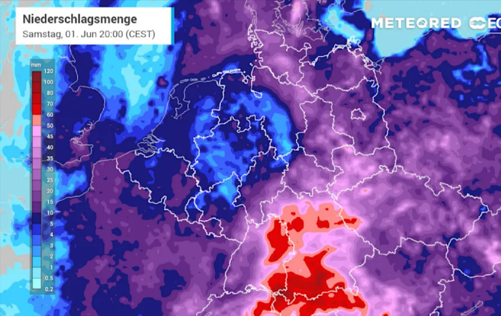 Wetterwarnung! Schwere Hitzeunwetter möglich! Am Mittwoch kann es knallen - hier die Vorhersage: