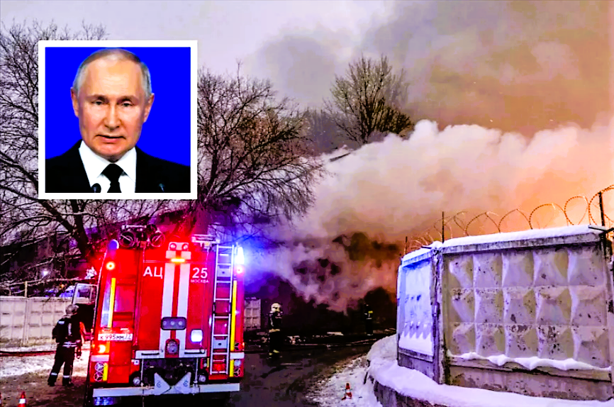 Explosion! Putins Ölraffinerie geht in Flammen auf - Ukraine schlägt zurück!